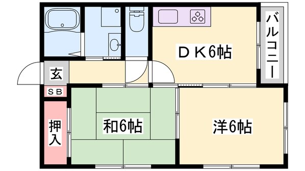 別府駅 徒歩5分 1階の物件間取画像